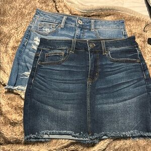 American Eagle Jean Skirt Bundle